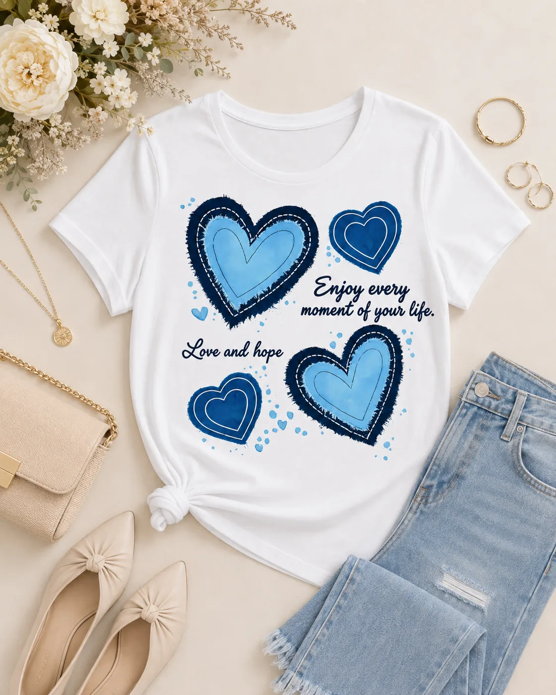 Blusa Dama “Love & Hope”