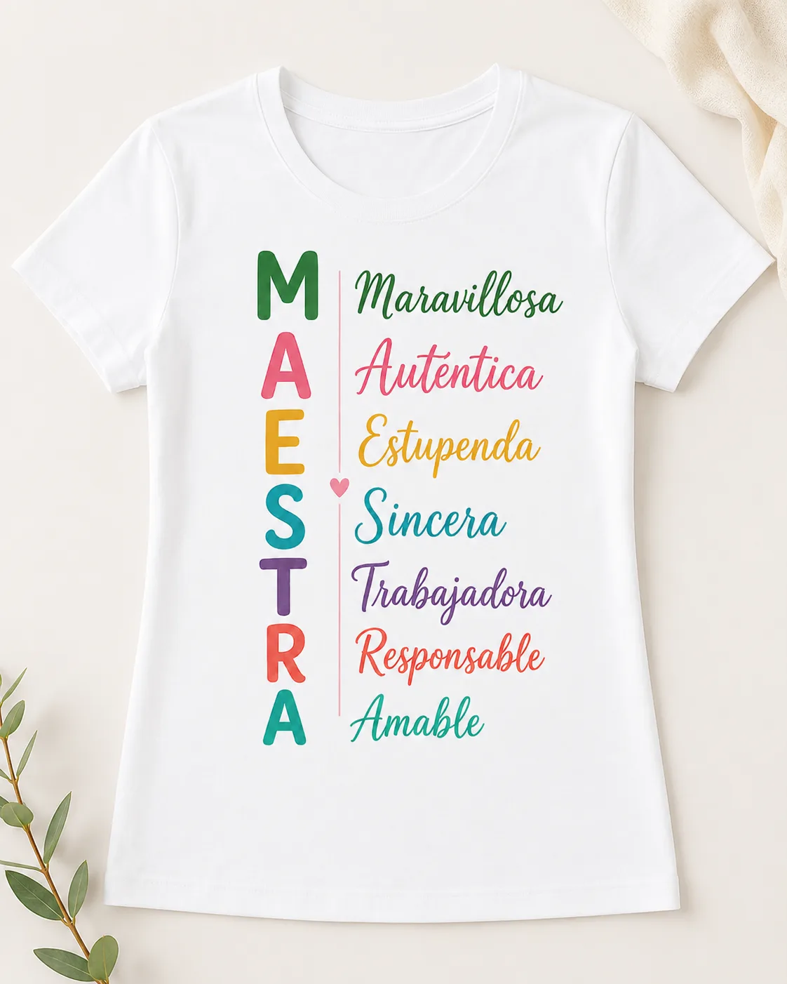 Blusa Dama “Maestra Maravillosa”