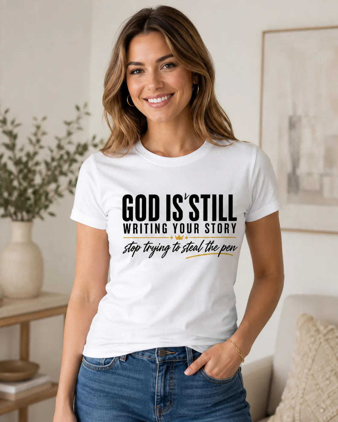Blusa Dama “God Is Still Writing Your Story”