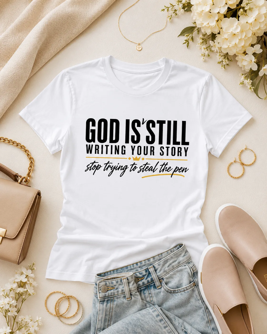 Blusa Dama “God Is Still Writing Your Story”