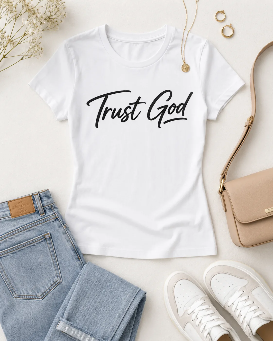 Blusa Dama “Trust God”