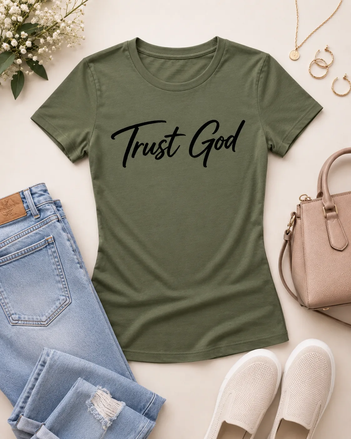 Blusa Dama “Trust God”