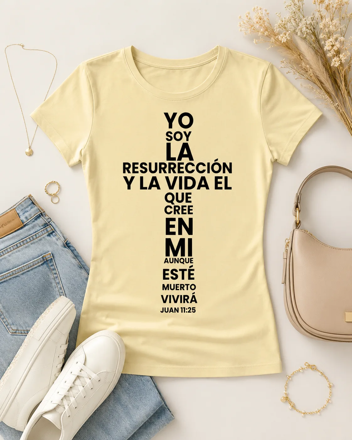 Blusa Dama “Yo Soy la Resurrección y la Vida”