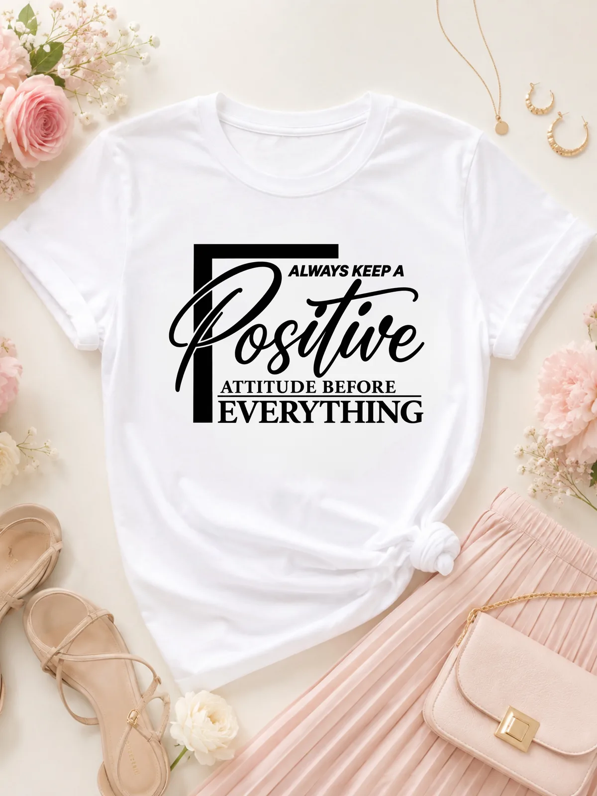 Blusa Dama “Positive Attitude”