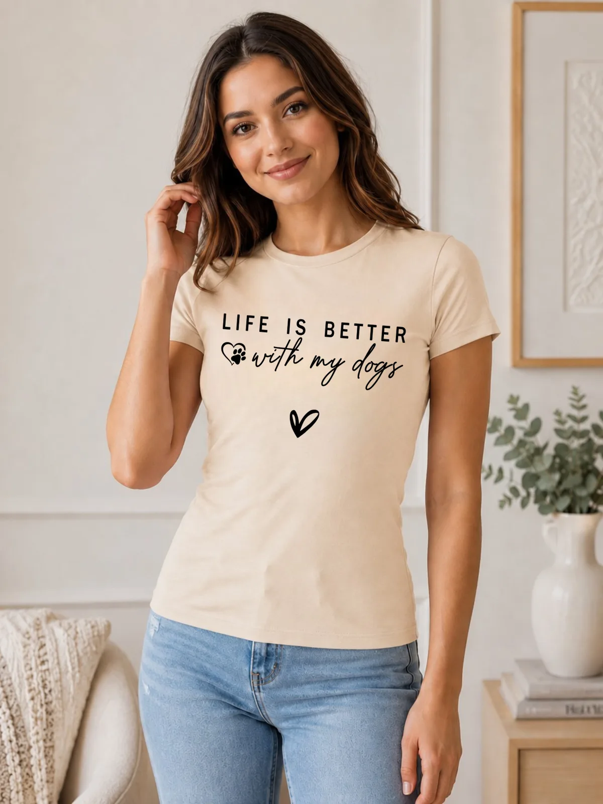 Blusa Dama “LIFE IS BETTER WITH MY DOG”