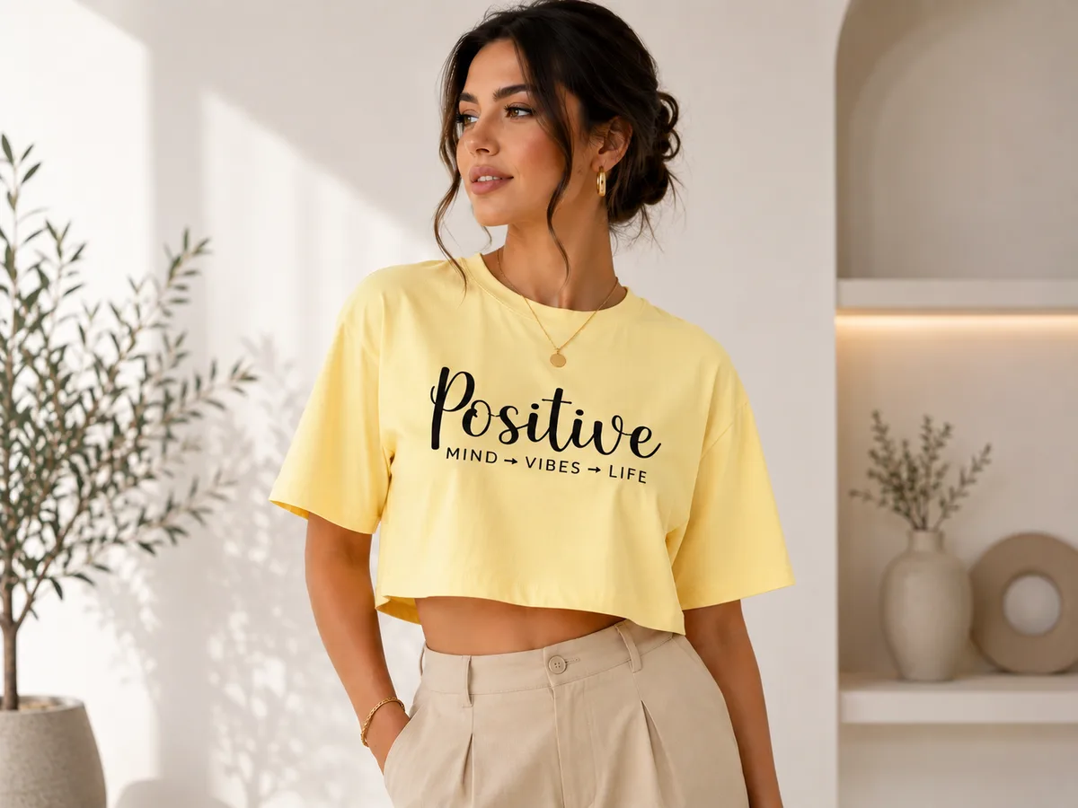 Crop Top Positive Talla Única