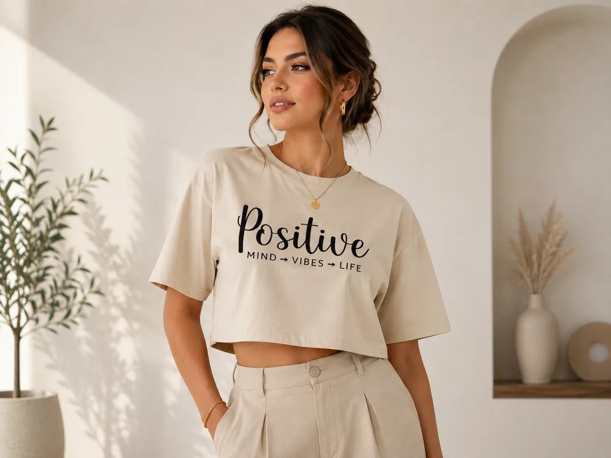 Crop Top Positive Talla Única