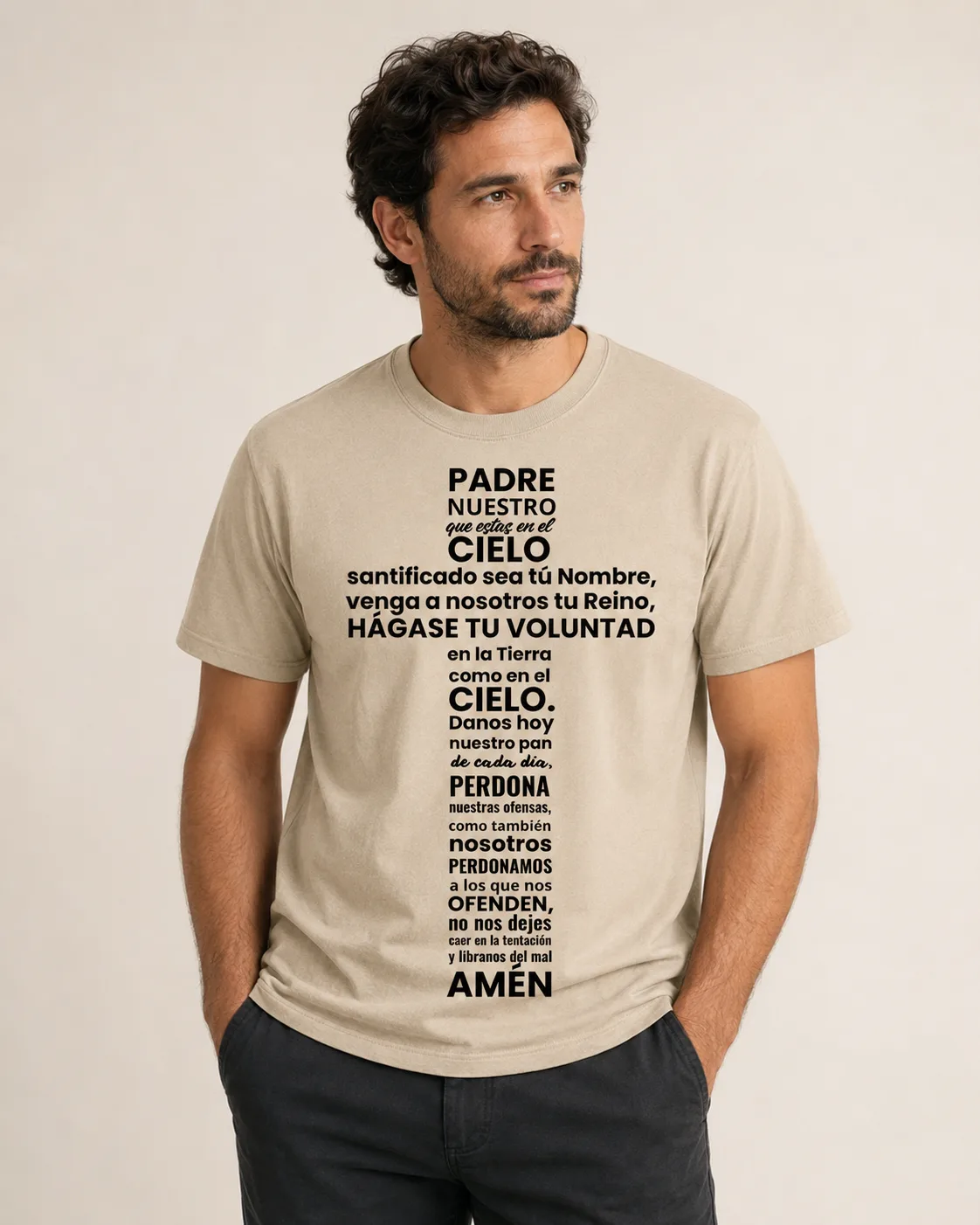 Camiseta Hombre Padre Nuestro