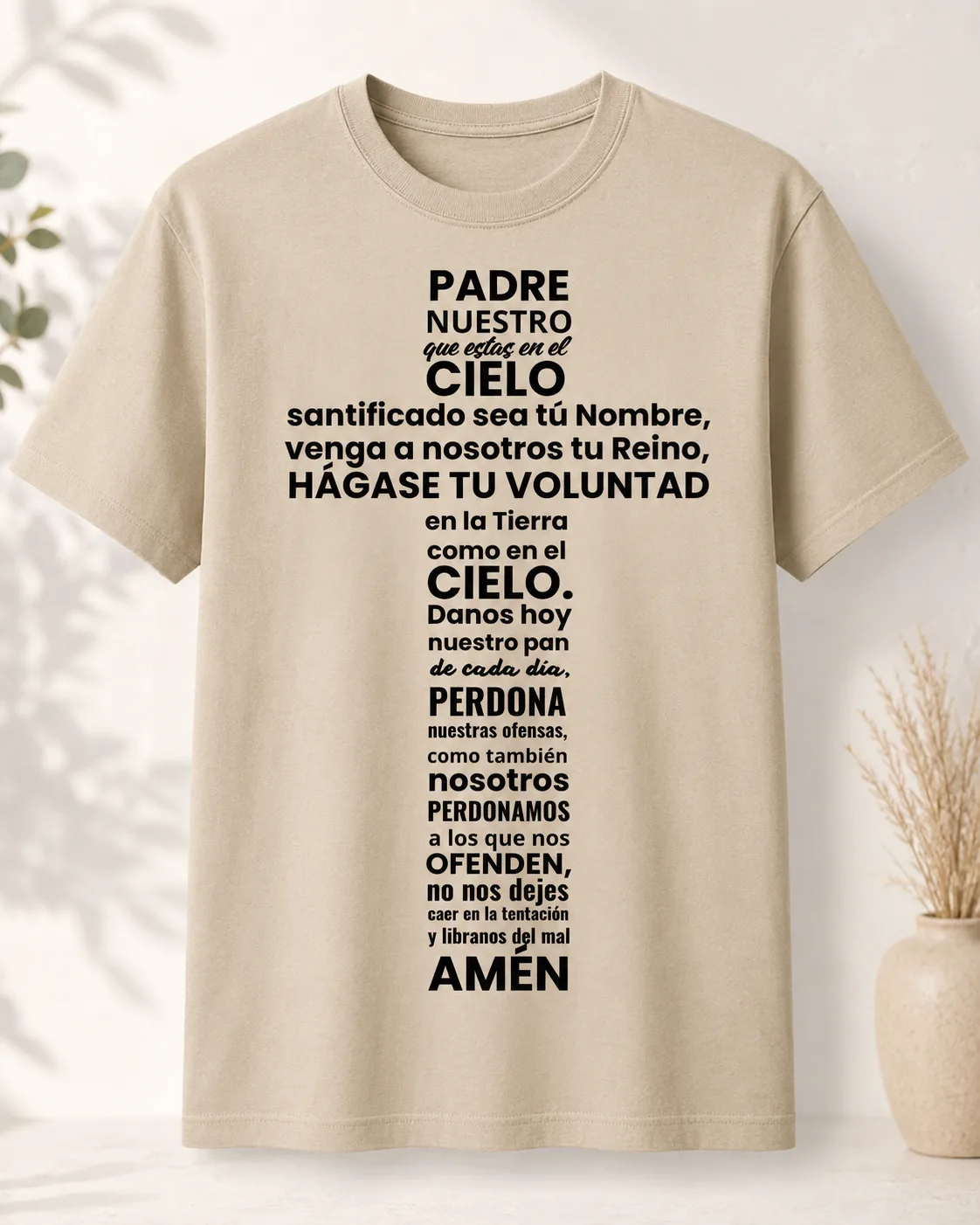 Camiseta Hombre Padre Nuestro