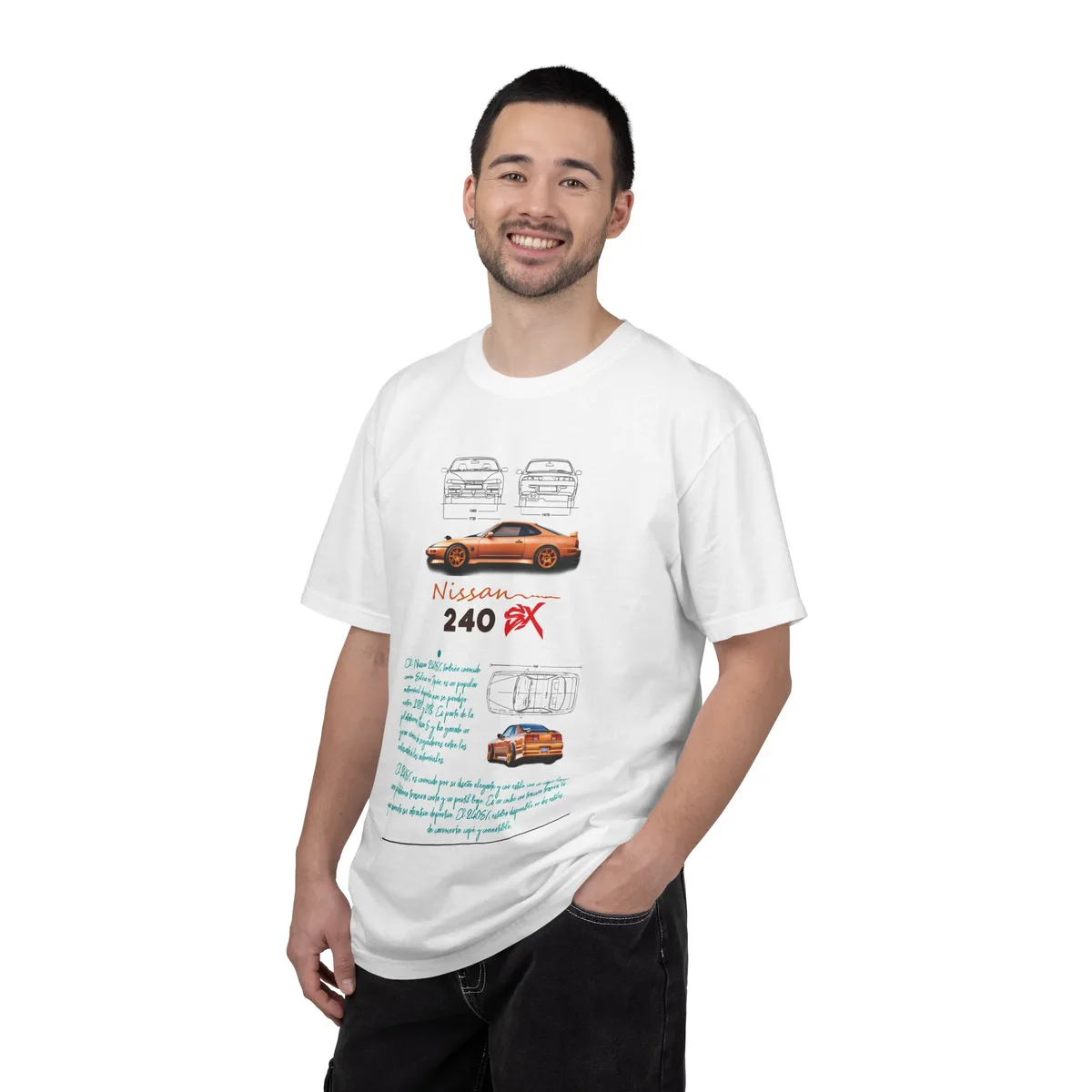 Camiseta Nissan 240SX – Diseño JDM Clásico