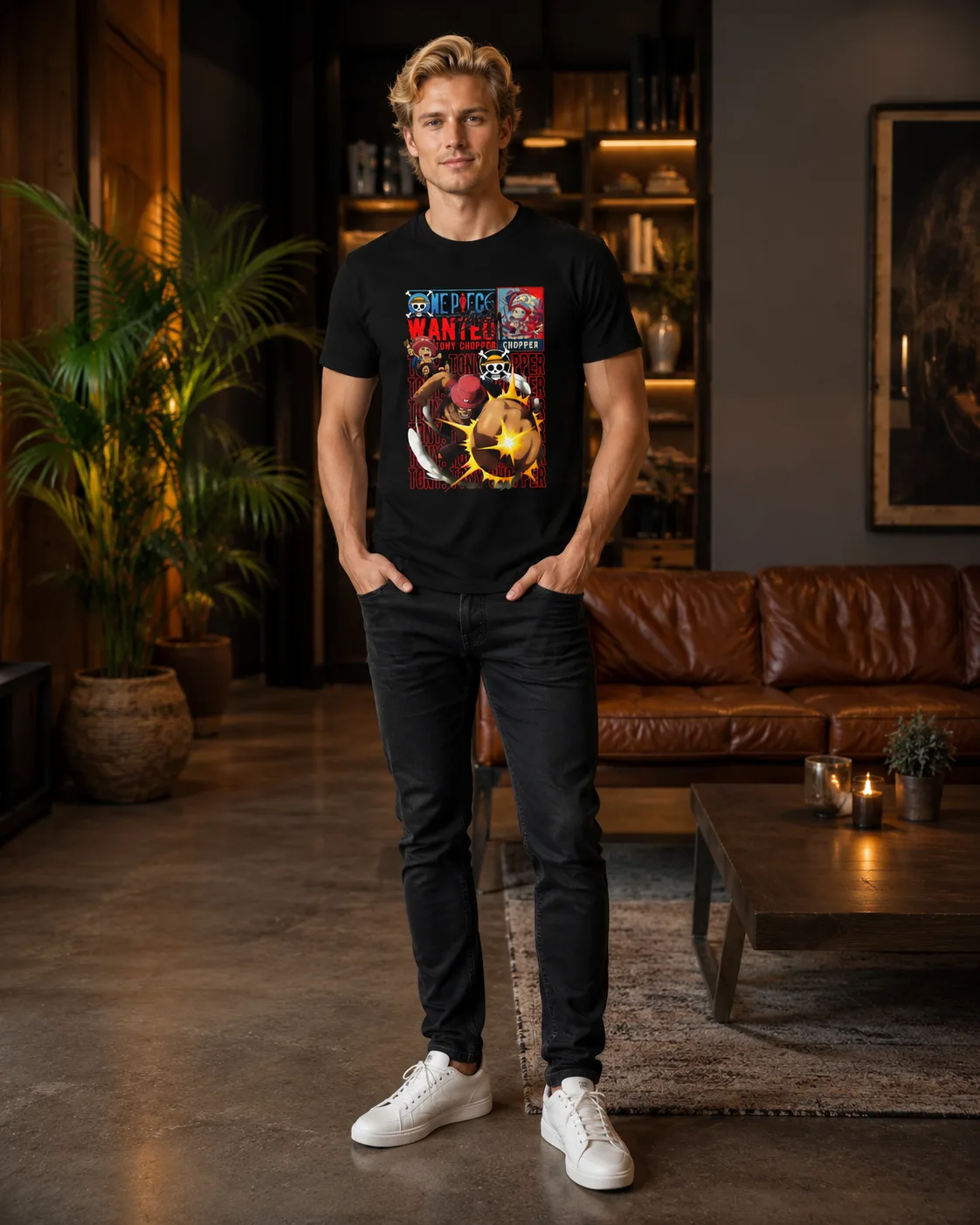 Camiseta Tony Chopper Negra