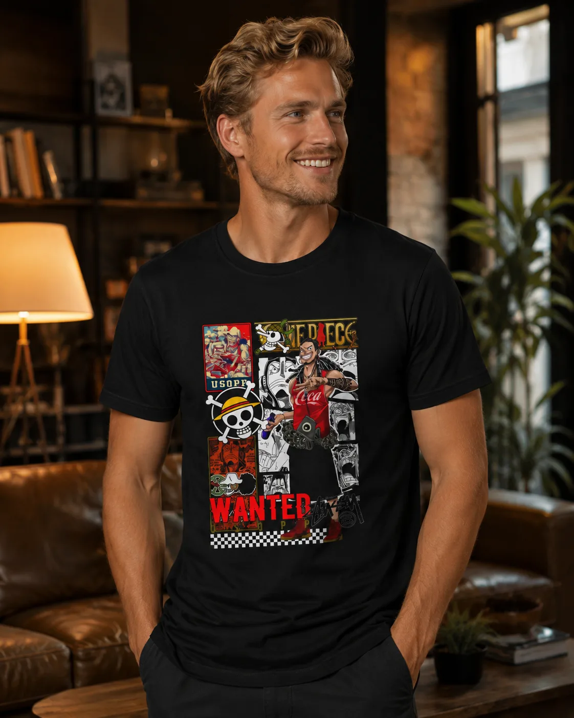 Camiseta Wanted Negra