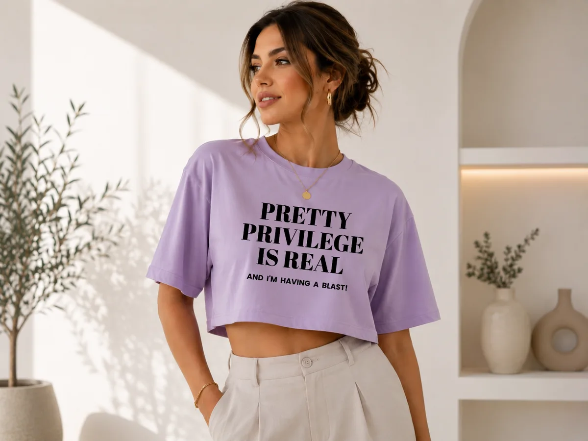 Crop Top “Pretty Privilege”
