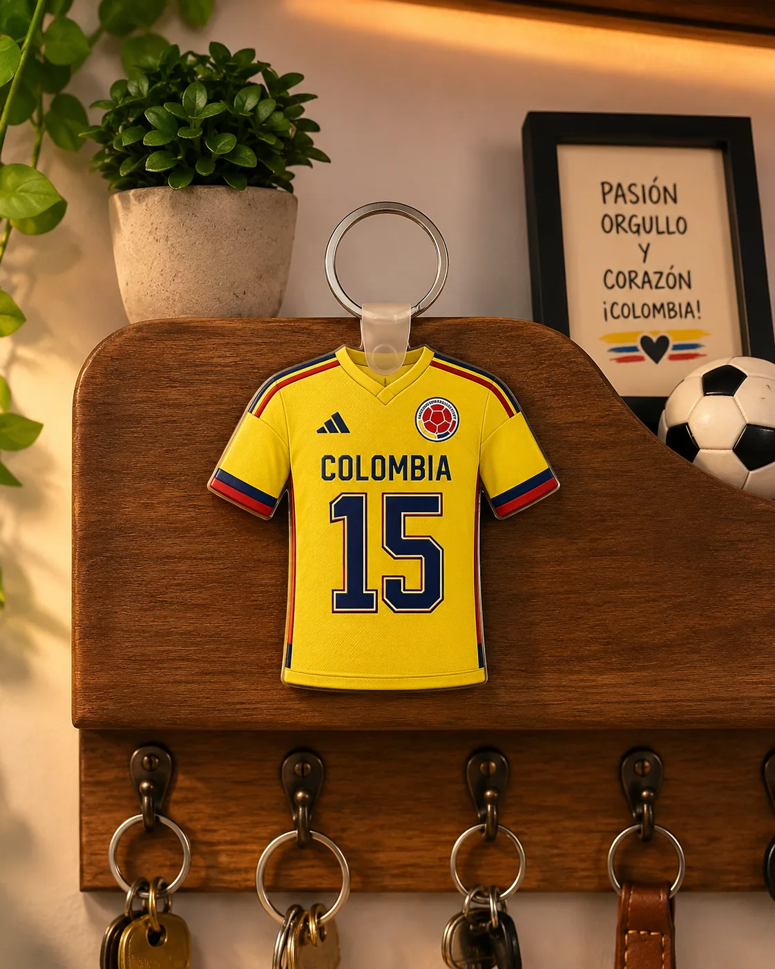 Llavero Camiseta Selección Colombia