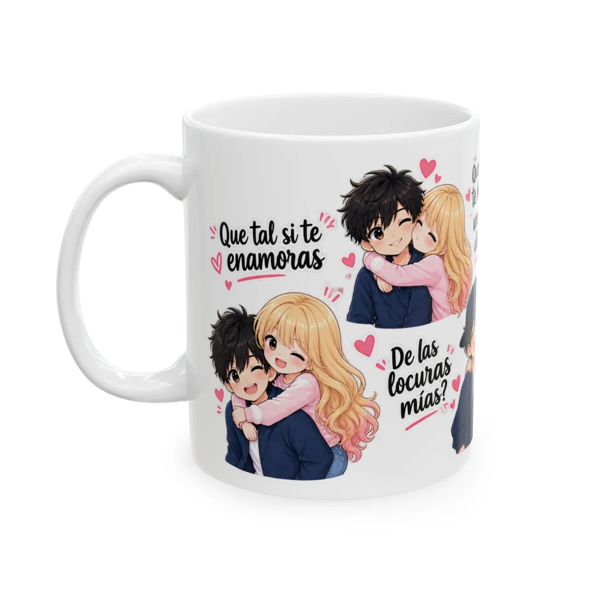 Taza Romántica “¿Qué tal si te enamoras?