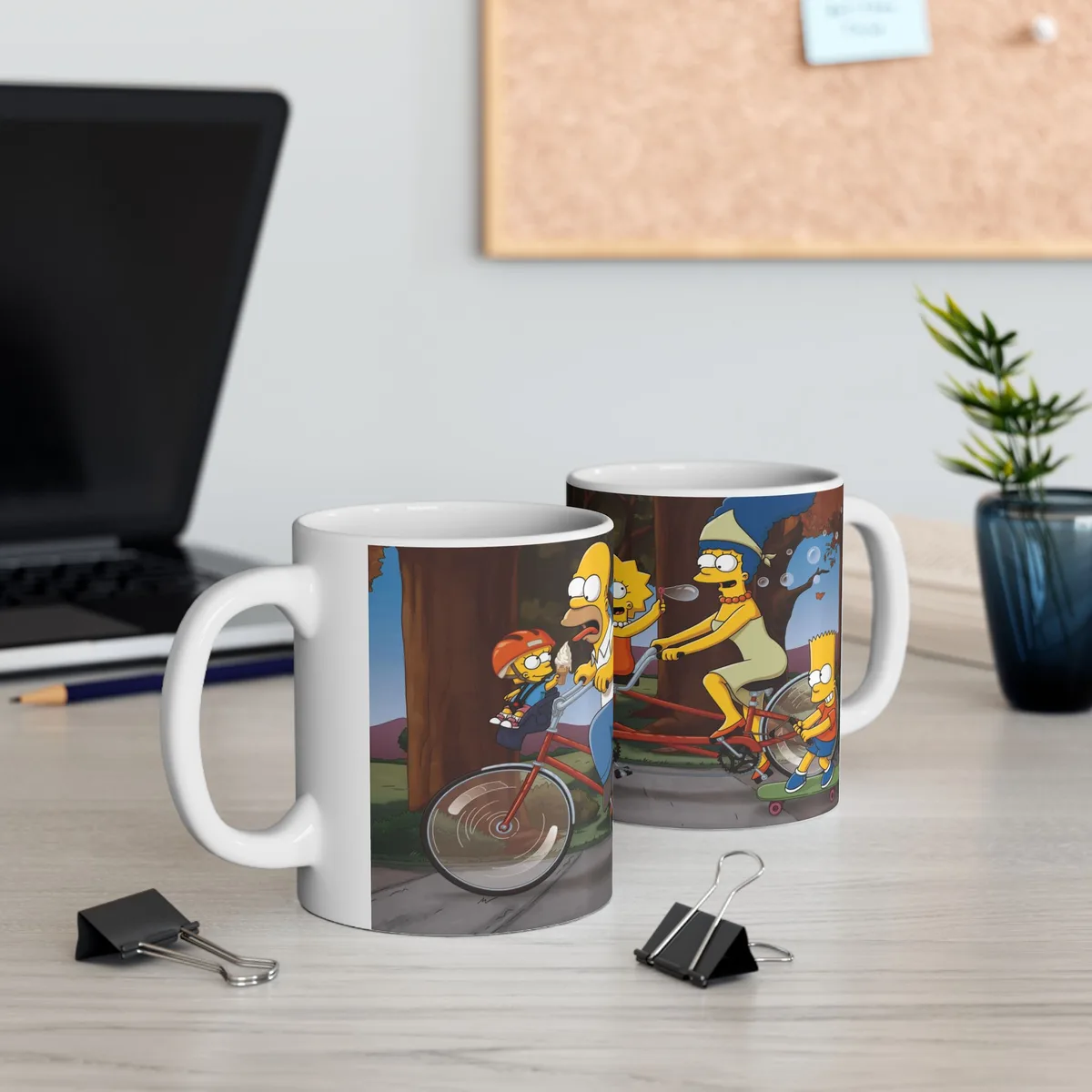 Taza Inspirada en una Familia Animada Clásica