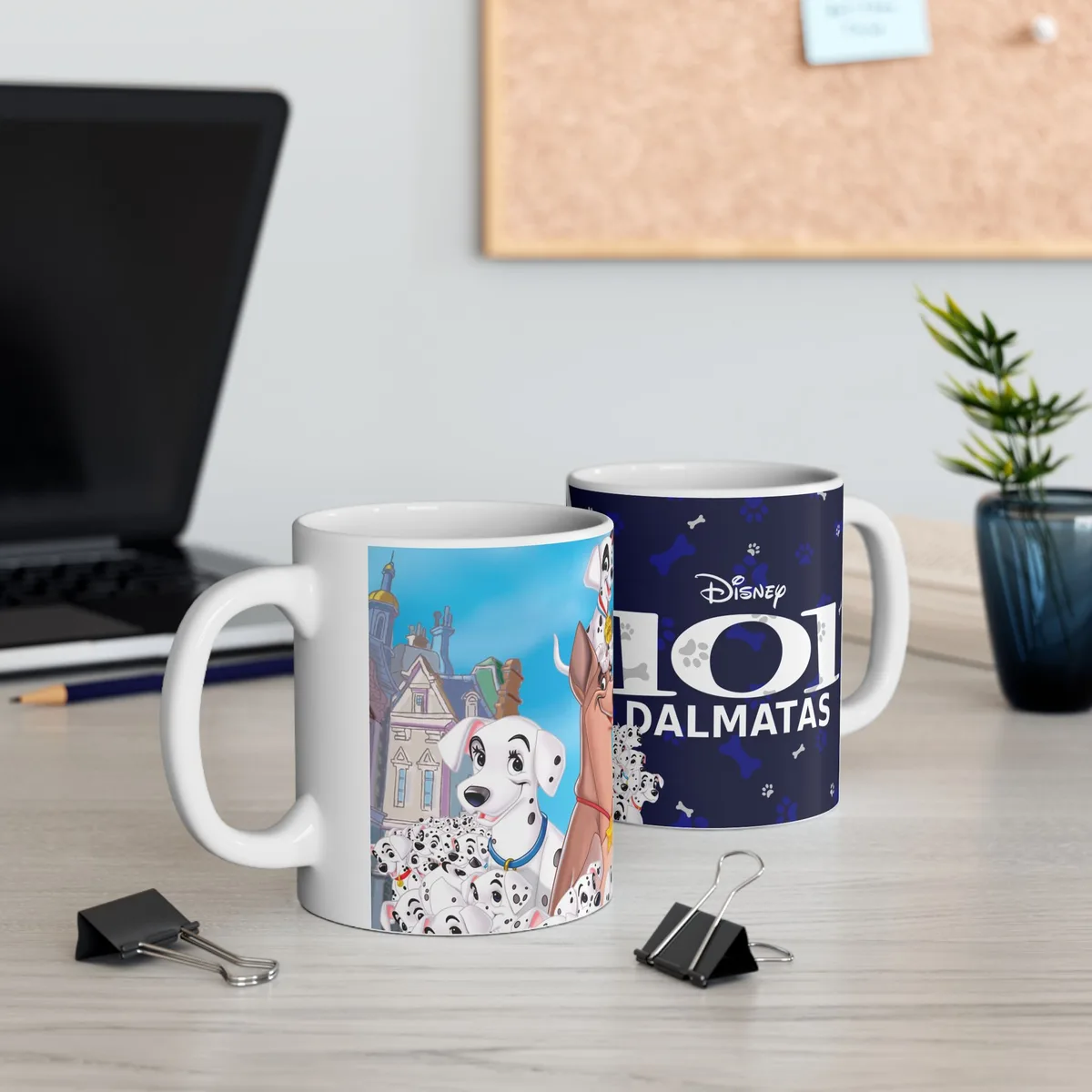 *Taza Clásica con diseño 101 Dálmatas