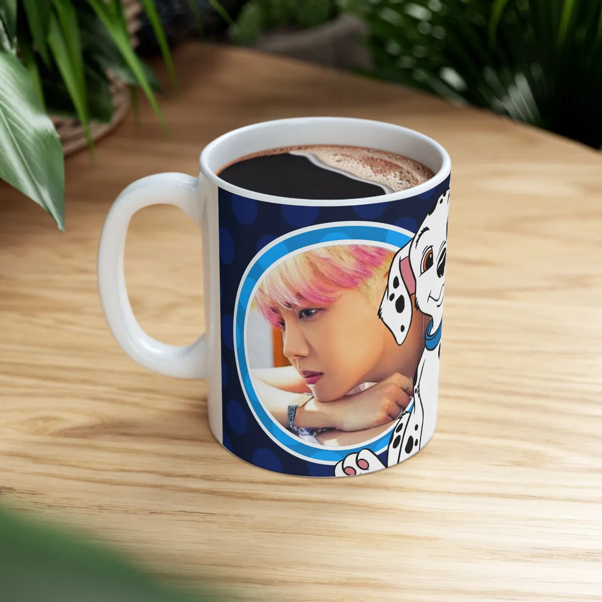 Taza personalizada de cumpleaños inspirada en 101 Dálmatas