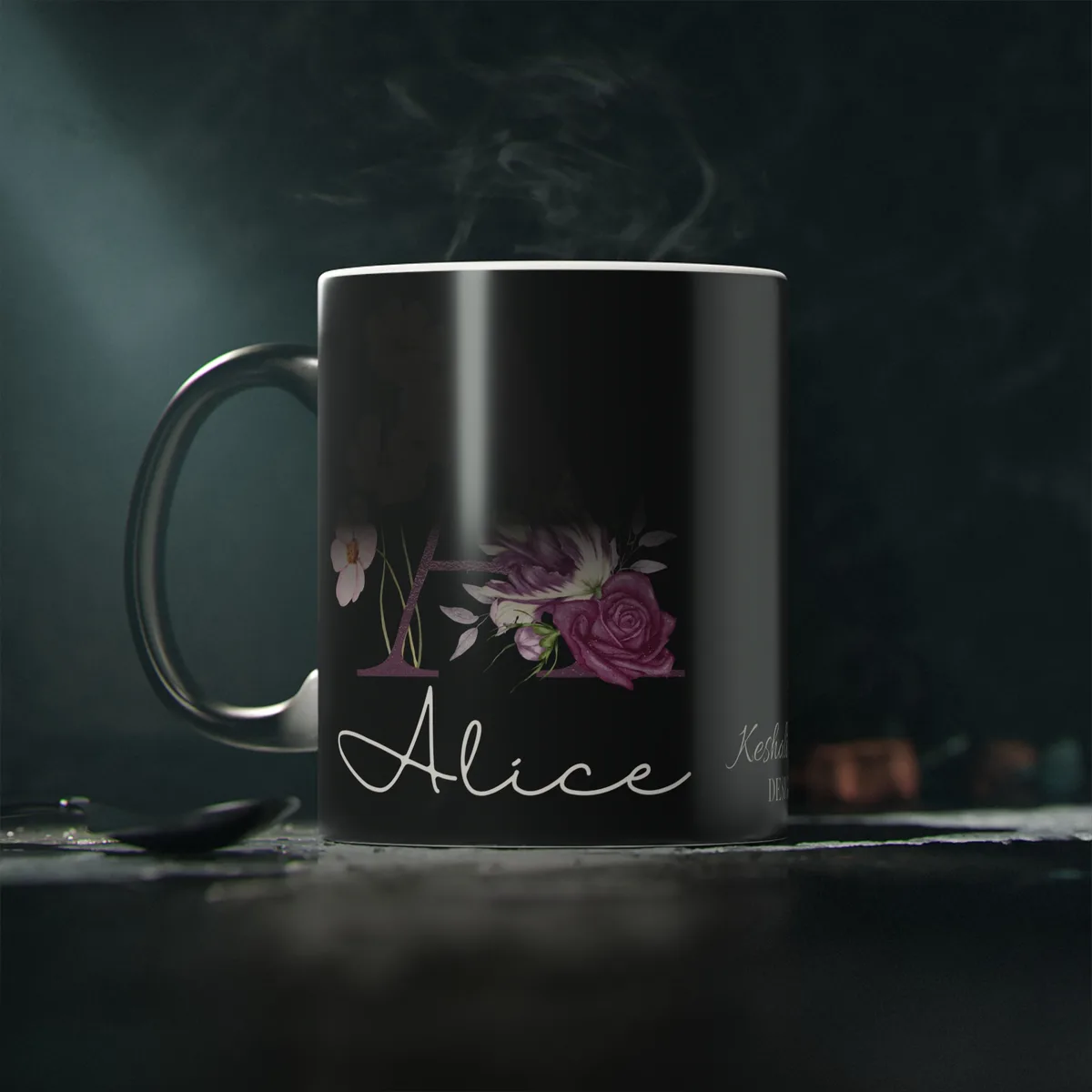Magic Mug — Floral Reveal Heat-Activated Coffee Mug