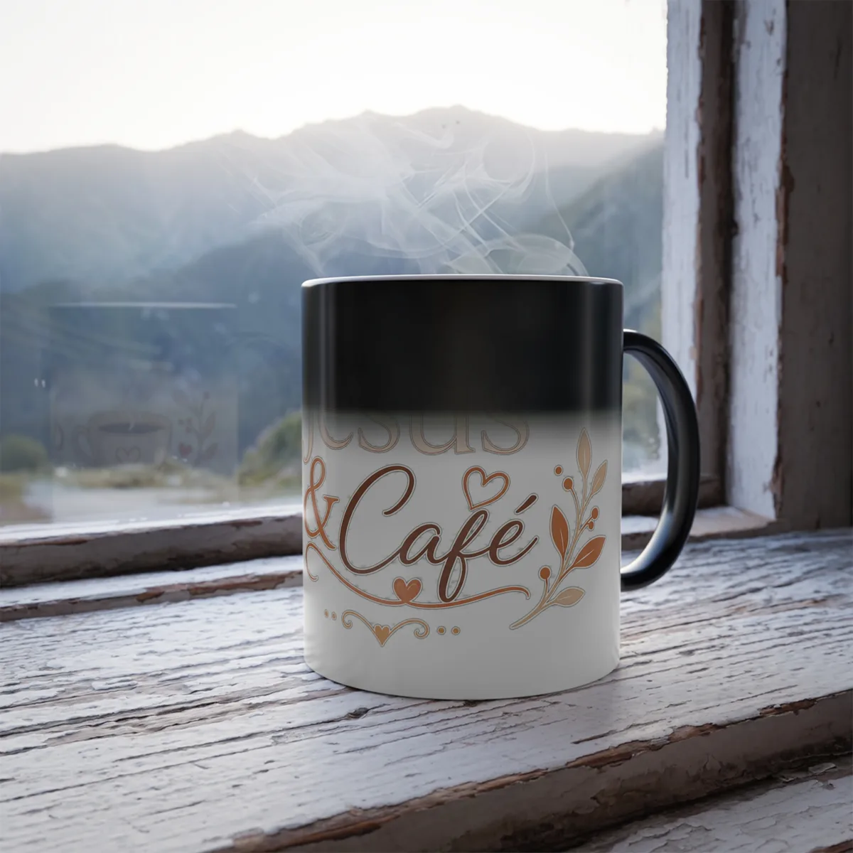 Mug Mágico "Jesús & Café"