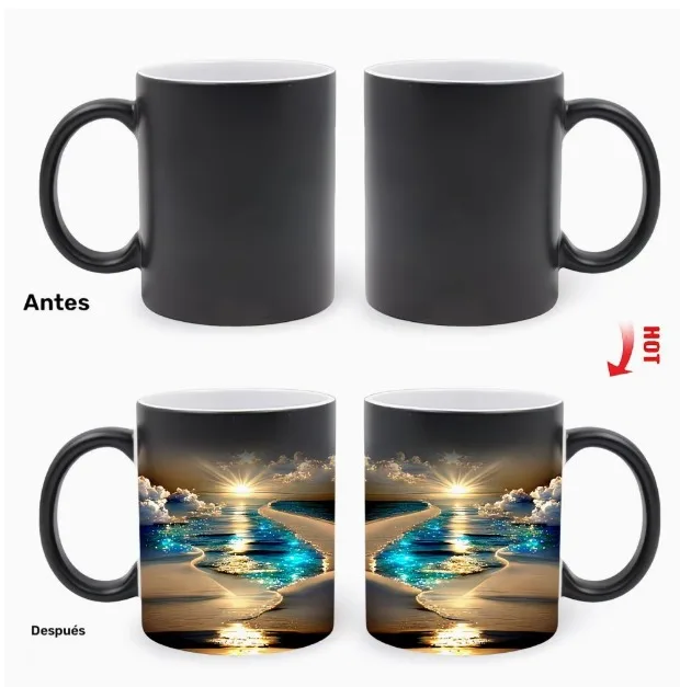 Taza Mágica Playa Brillante