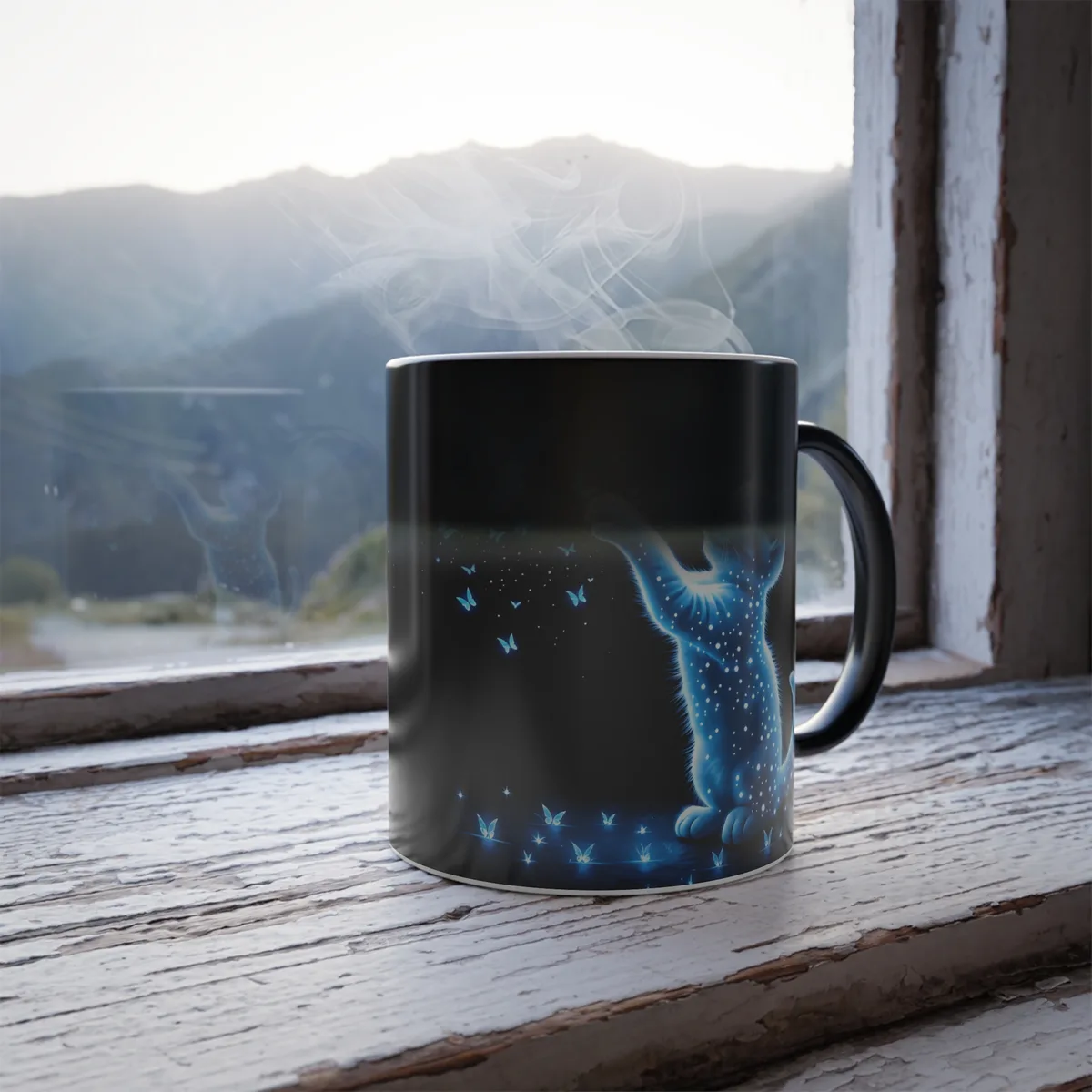 Taza Mágica Gatito Luminoso